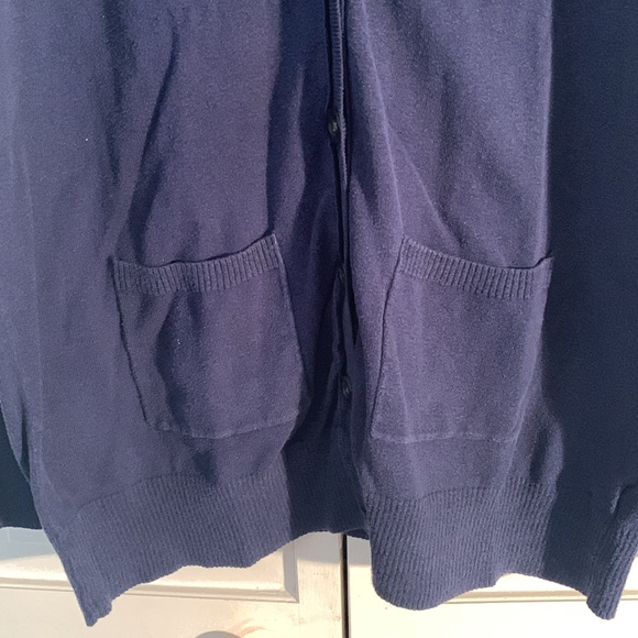💋2:$14 Mossimo Supply Co. Navy Blue Women's Classic Cardigan Sweater - Picture 8 of 11